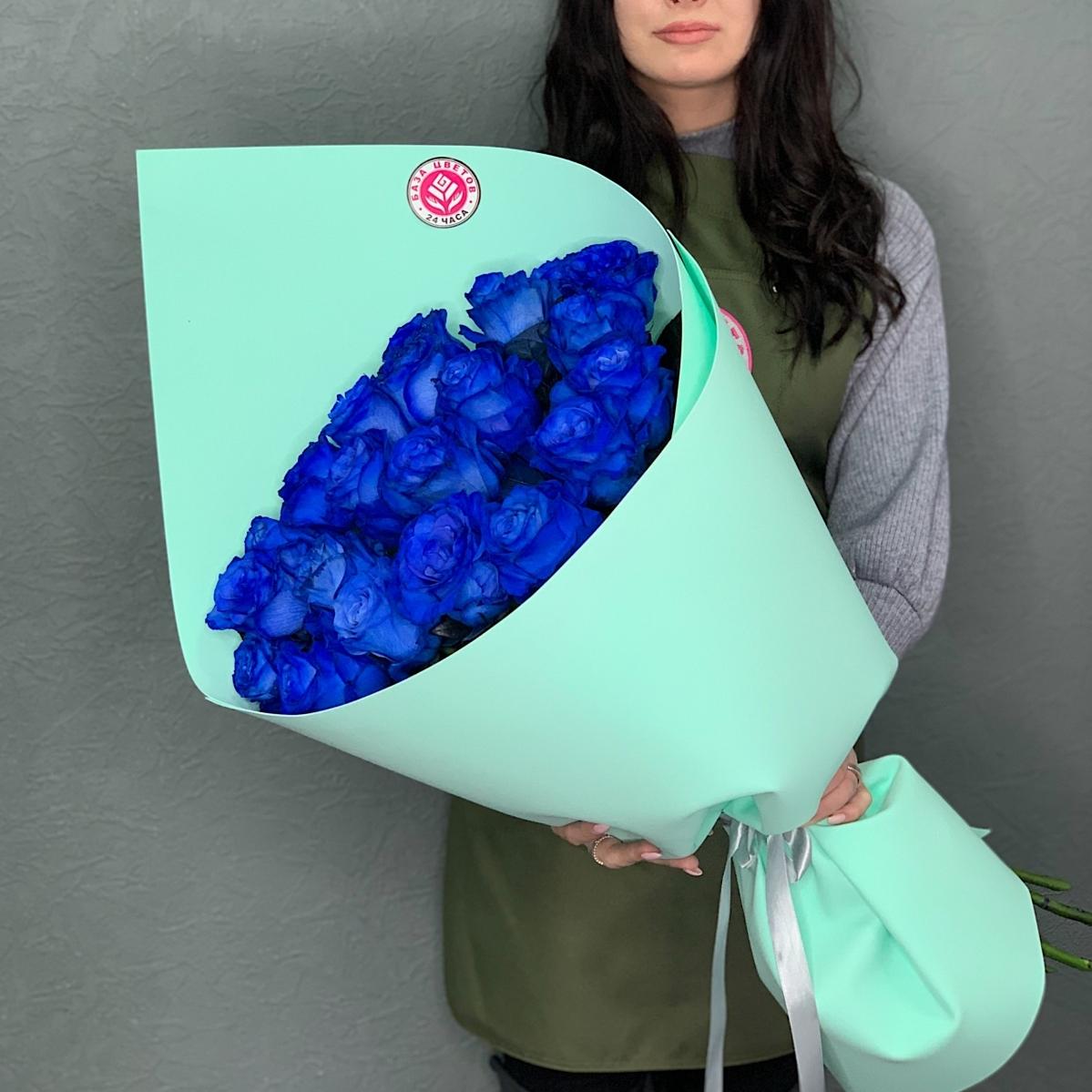 Букеты из синих роз (Эквадор) артикул: 188600