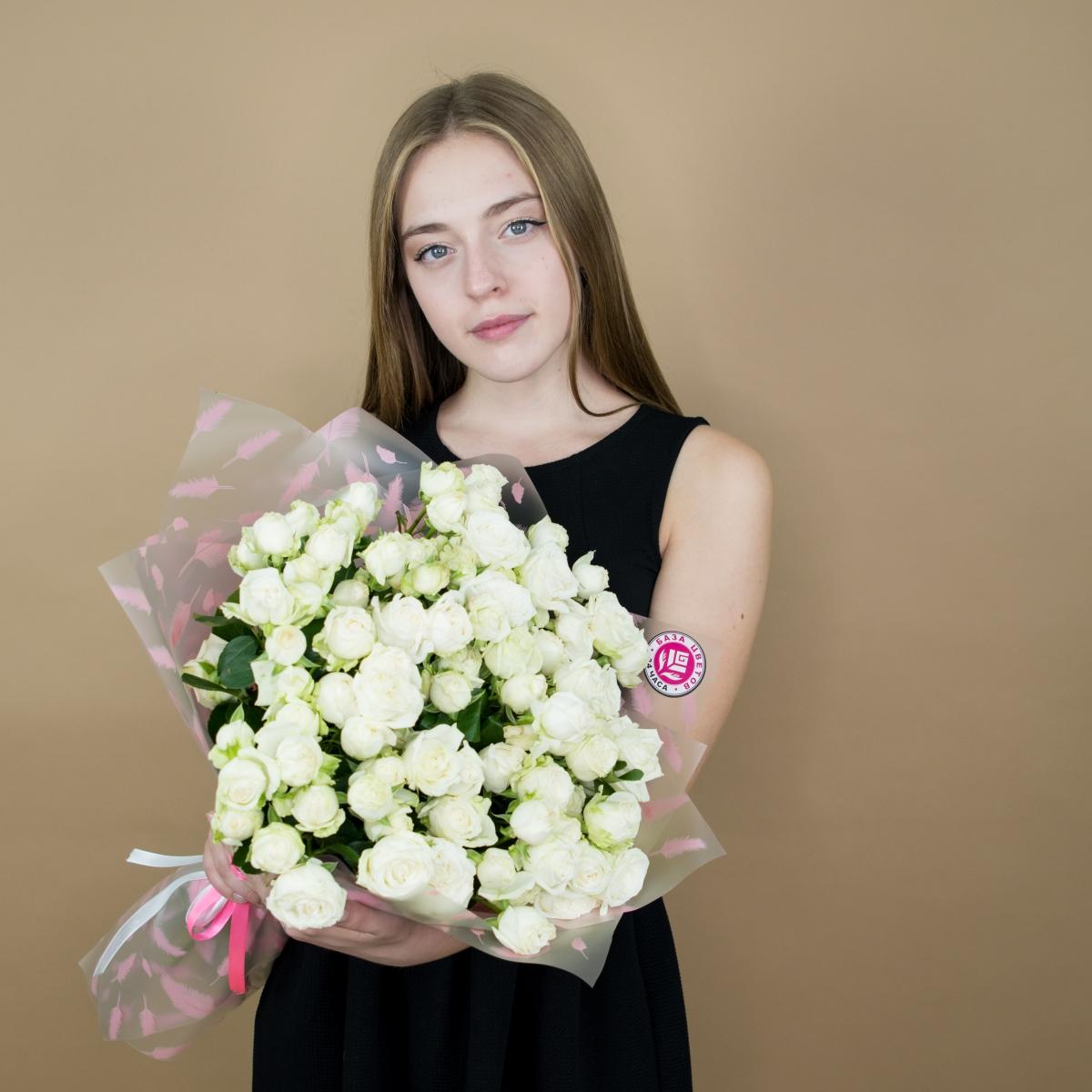 Розы кустовые белые № - 3936
