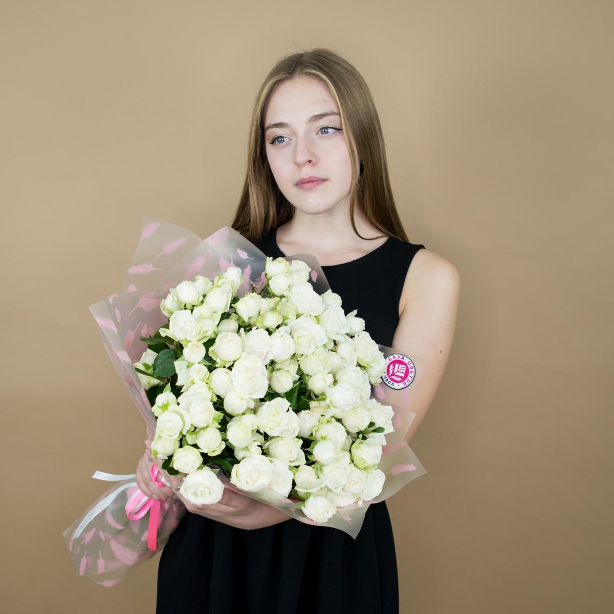 Розы кустовые белые № - 3936