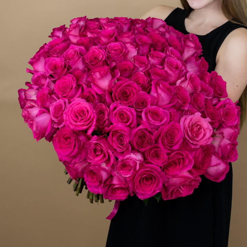 Букеты из розовых роз 40 см (Эквадор) (артикул: 88888)