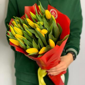 Тюльпаны желтые 25 шт код: 138744
